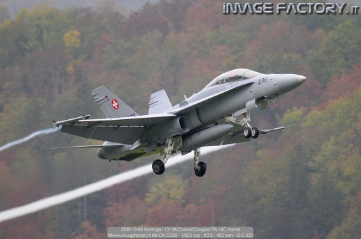 2009-10-08 Meiringen 131 McDonnell Douglas FA-18C Hornet